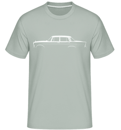 'Mercedes-Benz 230 (W110)' Silhouette - Shirtinator Men's T-Shirt - Mint Green - Front