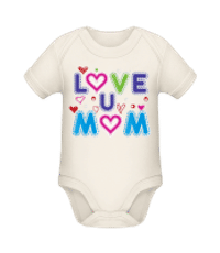 Mom Love - Organic Baby Body - Cream - Front