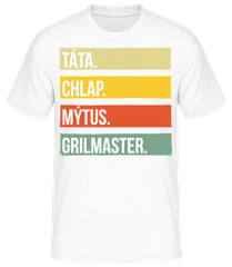 Táta Chlap Mýtus Grilmaster · Pánské basic tričko