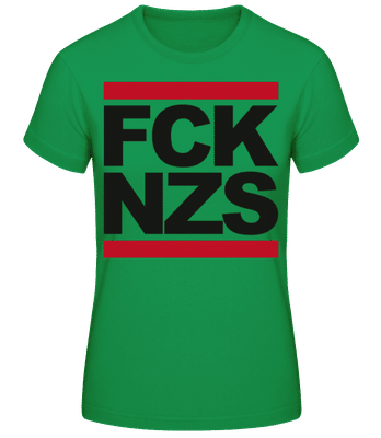 FCK NZS - Frauen T-Shirt B&C - Irischgrün - Vorne