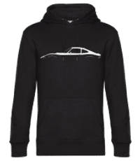 'Opel GT' Silhouette - Sudadera estándar para hombre - Negro - delante