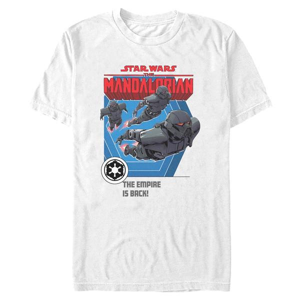Aperçu: Star Wars - The Mandalorian - Dark Troopers Empire Returns - Homme T-shirt - Blanc - Devant