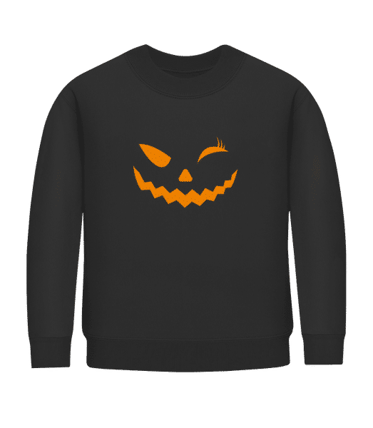 Aperçu: Rire Kuerbis - Sweatshirt Enfant - Noir - Devant