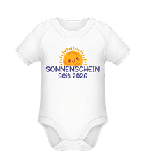 Sonnenschein Seit 2026 · Baby Bio Strampler