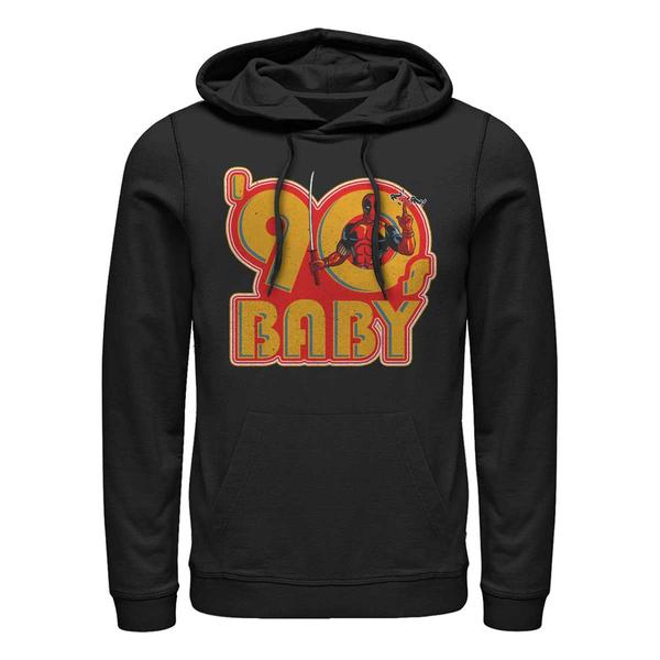 Aperçu: Marvel - Deadpool - Deadpool 90's Baby - Unisex Sweat à capuche - Noir - Devant