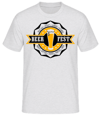 Beer Fest - Men's B&C T-Shirt - Heather grey - Front