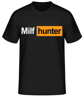 Milf Hunter - Men's Basic T-Shirt - Black - Front