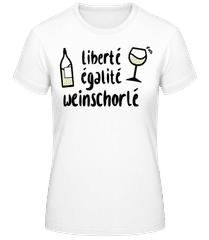 Liberte Egalite Weinschorle · Frauen Basic T-Shirt