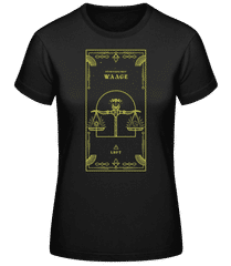 Art Deco Sternzeichen Waage · Frauen Basic T-Shirt