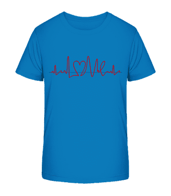 Fréquence Cardiaque - T-shirt bio Enfant Stanley Stella 2.0 - Bleu royal - Devant