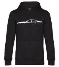 'BMW M6 Gran Coupe' Silhouette - Sweat à capuche standard homme - Noir - Devant