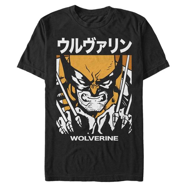 Marvel - X-Men - Wolverine Kanji Block - Homme T-shirt