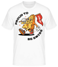 Proud To Be Swiss - Men's Basic T-Shirt - White - Front