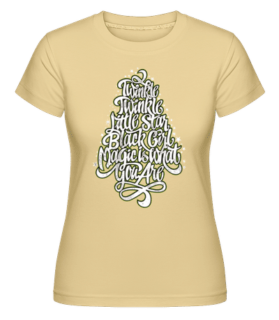 Twinkle Twinkle Little Star -  Shirtinator Women's T-Shirt - Yellow - Front