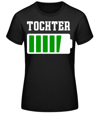 Tochter - Frauen Basic T-Shirt - Schwarz - Vorne