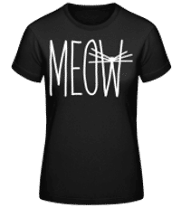 Meow 3 - T-shirt standard Femme - Noir - Devant