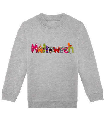 Halloween - Kids' standard sweatshirt - Heather grey - Front