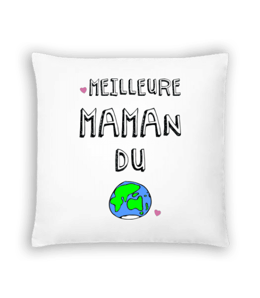 Aperçu: Meilleure Maman Du Monde - Coussin - Blanc - Devant