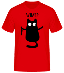 What Cat Comic · Männer Basic T-Shirt