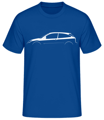 'Ford Focus SVT Mk I' Silhouette - T-shirt standard Homme - Bleu royal - Devant
