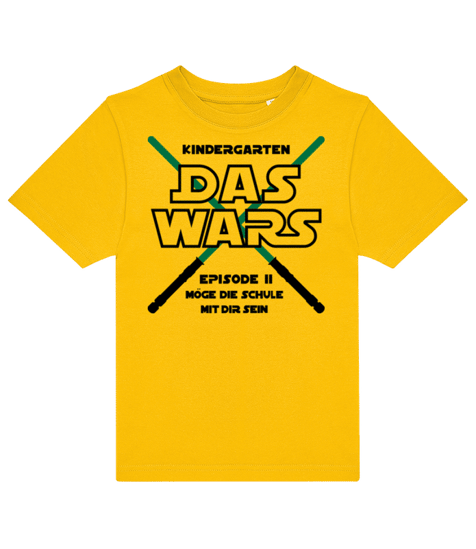 Vorschau: Kindergarten - Das Wars - Kinder T-Shirt B&C - Gelb - Vorne