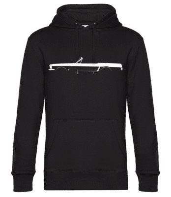 'Mustang Convertible 1964' Silhouette - Sweat à capuche premium Unisexe - Noir - Devant