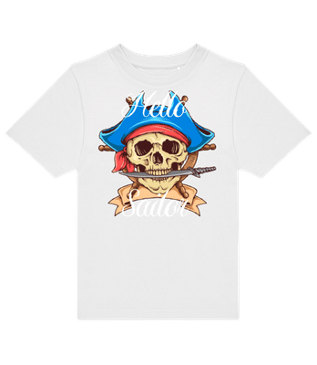 Hello Sailor - Kinder T-Shirt B&C - Weiß - Vorne