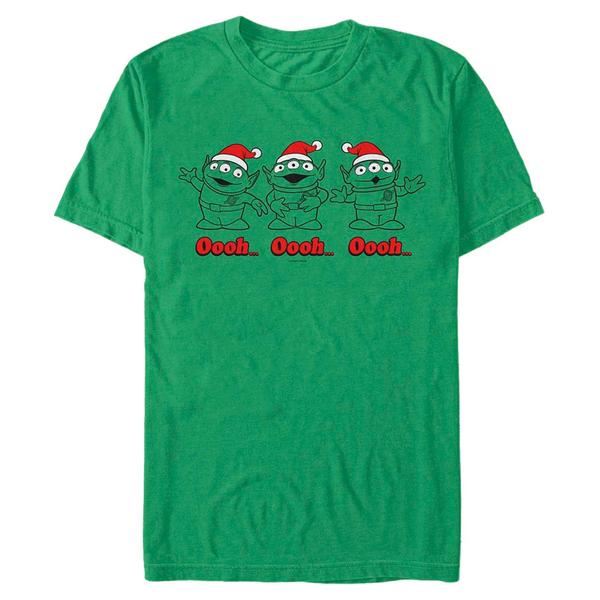 Aperçu: Pixar - Toy Story - Photo de groupe Ooh Ooh Ooh - Christmas - Homme T-shirt - Vert irlandais - Devant