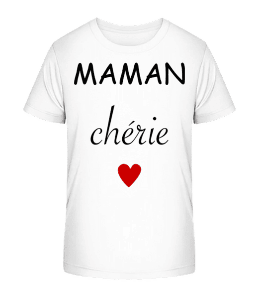 Aperçu: Maman Chérie - T-shirt bio Enfant Stanley Stella 2.0 - Blanc - Devant