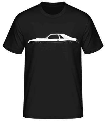'Ford Mustang McLaren M81' Silhouette - Pánske basic tričko - Čierna - Predné