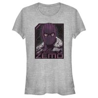 Marvel - 	The Falcon and the Winter Soldier - Baron Zemo Badge Of Zemo - Frauen T-Shirt - Grau meliert - Vorne