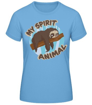 My Spirit Animal - T-shirt standard Femme - Bleu clair - Devant