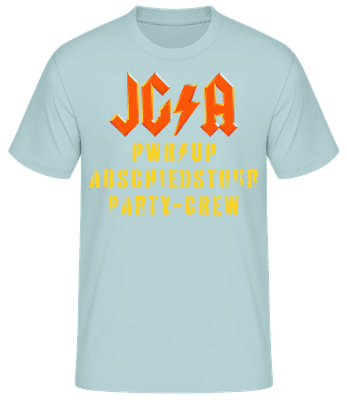 JGA Abschiedstour Party-Crew - Männer T-Shirt B&C - Mintgrün - Vorne