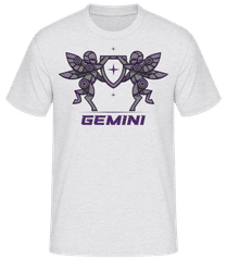 Mecha Robotic Zodiac Sign Gemini · Men's Basic T-Shirt