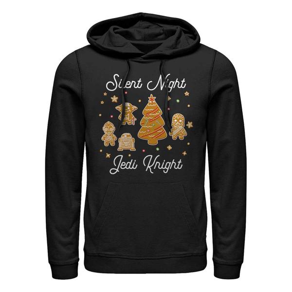 Aperçu: Star Wars - Rebel Jedi Knight Gingerbread - Christmas - Unisex Sweat à capuche - Noir - Devant