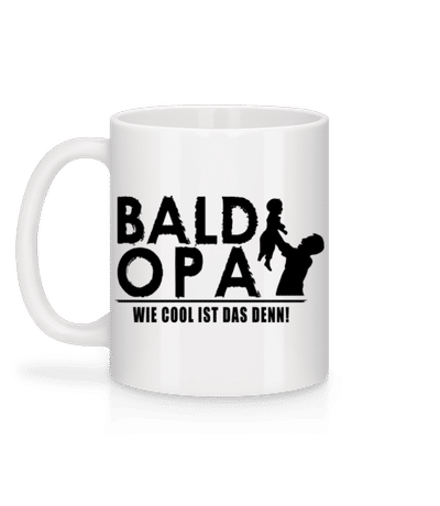 Bald Opa - Tasse - Weiß - Hinten