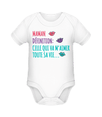 Maman Définition · Body manches courtes bio