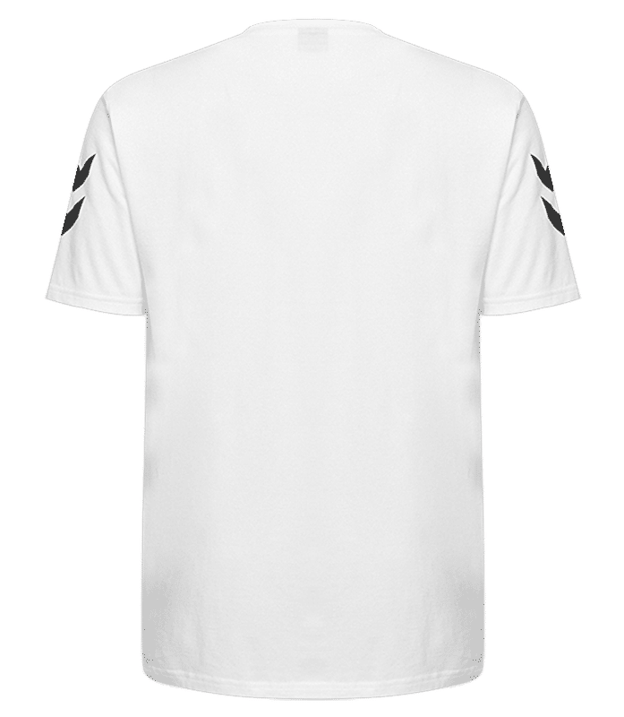 Vorschau: Männer Hummel Go Cotton T-Shirt S/S - Weiß - Hinten