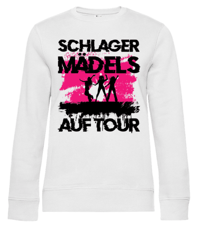 Vorschau: Schlager Mädels - Frauen Standard Pullover - Weiß - Vorne