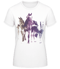 Polaroid Horses · Women's Basic T-Shirt