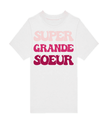 Super Grande Soeur - T-shirt homme B&C - Blanc - Devant