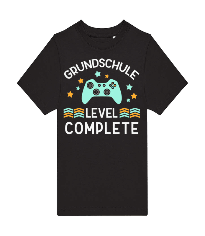 Vorschau: Grundschule Level Complete - Kinder T-Shirt B&C - Schwarz - Vorne