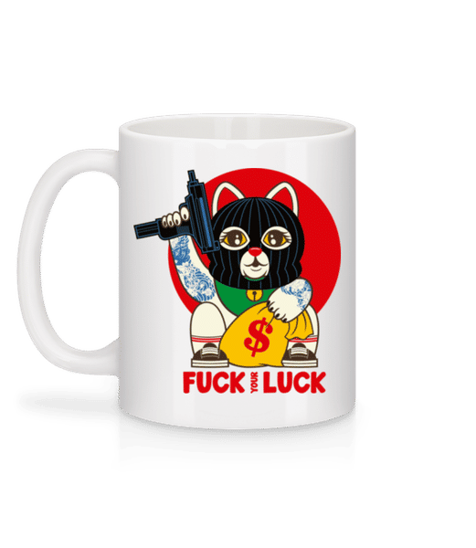 Aperçu: Luck - Mug en céramique blanc - Blanc - Derrière