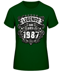 Legendy se narodili v roce 1987 · Dámské basic tričko
