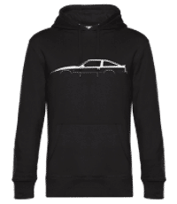'Nissan 300ZX (Z31)' Silhouette - Men’s Standard Hoodie - Black - Front
