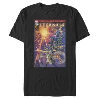 Marvel - Eternals - Skupina Eternals Issue - Pánské Tričko - Černá - Napřed