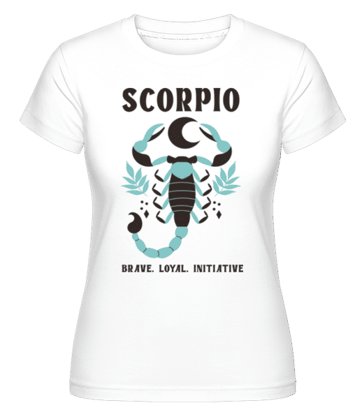 Aperçu: Scorpio - T-shirt Shirtinator femme - Blanc - Devant