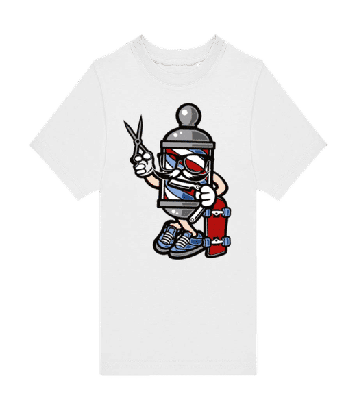 Aperçu: Les patineurs de Barber - T-shirt homme B&C - Blanc - Devant