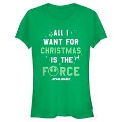 Star Wars - Text Want the Force - Christmas - Women's T-Shirt