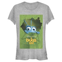 Pixar - Život chrobáka - Flik Bugs Life Poster - Dámske Tričko - Melírovo šedá - Predné